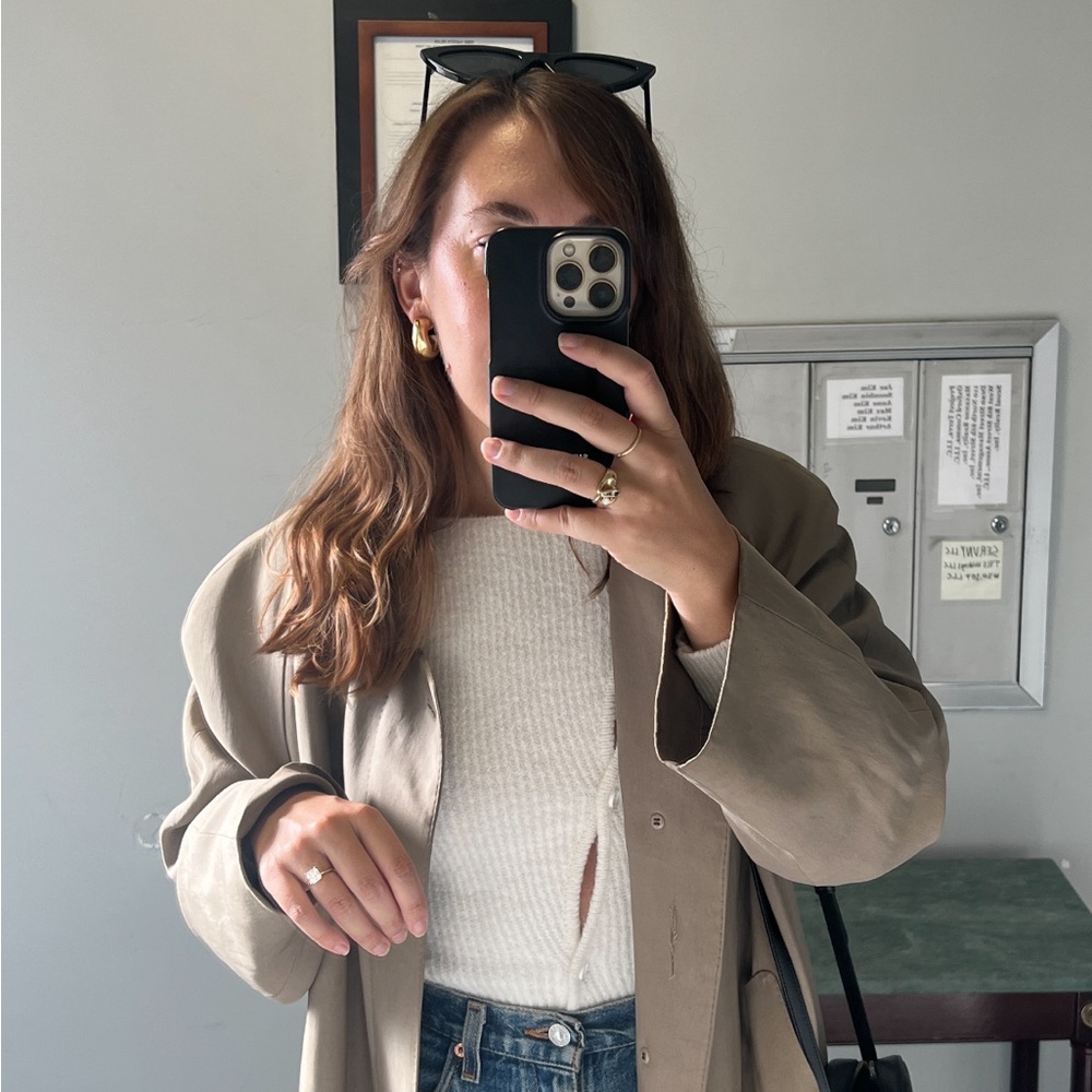 Jacquemus Cutout Ivory Sweater